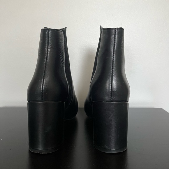 ZARA Women Black Chelsea Ankle Boots, Size 36. - Picture 4 of 9